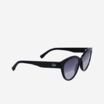 Women Lacoste V0ZN2899 Matt Black 001 L.12.12 Sunglasses - Image 4