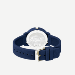 Women Lacoste V0ZN2901 Blue 000 12.12 Blue Silicone Strap Watch - Image 2