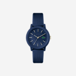 Women Lacoste V0ZN2901 Blue 000 12.12 Blue Silicone Strap Watch