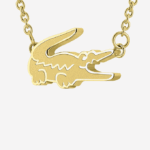 Women Lacoste V0ZN2903 Gold 714 Crocodile Bracelet - Image 2