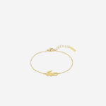 Women Lacoste V0ZN2903 Gold 714 Crocodile Bracelet