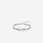 Women Lacoste V0ZN2904 Silver 045 Fundament Bracelet - Image 2
