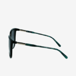 Women Lacoste V0ZN2906 Matt Black 001 Tubular Temple Butterfly Acetate Sunglasses - Image 3