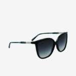 Women Lacoste V0ZN2906 Matt Black 001 Tubular Temple Butterfly Acetate Sunglasses - Image 5