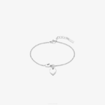Women Lacoste V0ZN2908 Silver 045 Love My Croc Bracelet