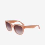 Women Lacoste V0ZN2919 Rose 662 Oval Acetate Croco Skin Sunglasses - Image 4