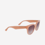 Women Lacoste V0ZN2919 Rose 662 Oval Acetate Croco Skin Sunglasses - Image 7
