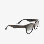 Women Lacoste V0ZN2920 Matt Black 001 Oval Acetate Croco Skin Sunglasses - Image 7