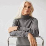 Women Lacoste V0ZN2924 Black 000 Club3 Hands Watch - Black With Leather Strap