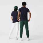 Women Lacoste V0ZN944 Navy Blue White VLL SPORT x Theo Curin Graphic Jersey T-Shirt - Image 3