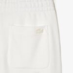 WomenV0ZN2665 White 70V Lacoste x Goop Cotton Fleece Trackpants - Image 4