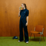 WomenV0ZN2666 Navy Blue 166 Lacoste x Goop Two-Ply Pique Jumpsuit