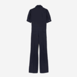 WomenV0ZN2666 Navy Blue 166 Lacoste x Goop Two-Ply Pique Jumpsuit - Image 3