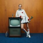 WomenV0ZN2673 White R1T Lacoste x Goop Ribbed Wool Zip Sweater - Image 2