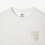 WomenV0ZN2674 White 70V Lacoste x Goop Unbrushed Cotton Fleece Sweatshirt - Image 2