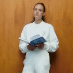 WomenV0ZN2674 White 70V Lacoste x Goop Unbrushed Cotton Fleece Sweatshirt
