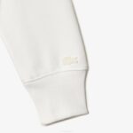 WomenV0ZN2674 White 70V Lacoste x Goop Unbrushed Cotton Fleece Sweatshirt - Image 3