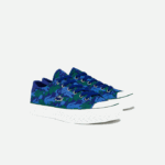 WomenV0ZN2734 Blue Green BG3 Gripshot Lacoste x Minecraft Canvas Sneakers - Image 2