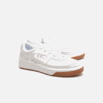 WomenV0ZN2760 White & Off White 65T Lacoste x Goop G80 Leather Sneakers - Image 2